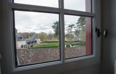 Vue sur le château de Cheverny depuis la Suite Elisabeth