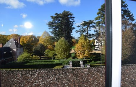 Vue sur le domaine de Cheverny depuis la suite Diane