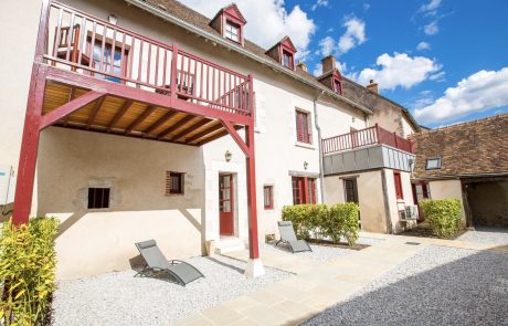 Vue de la cour des Suites de Cheverny